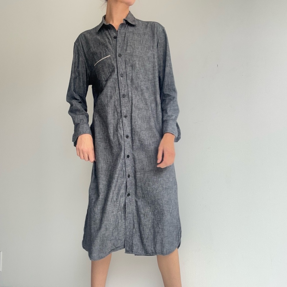 Billy Reid Chambray Shirt Dress